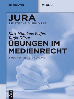 cover image of Übungen im Medienrecht